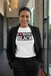 I Love Being Black T-Shirt - Red